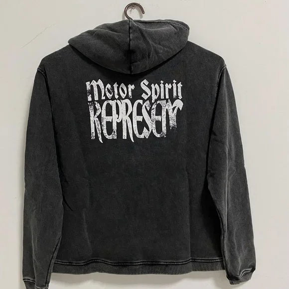 represent vintage black hoodie